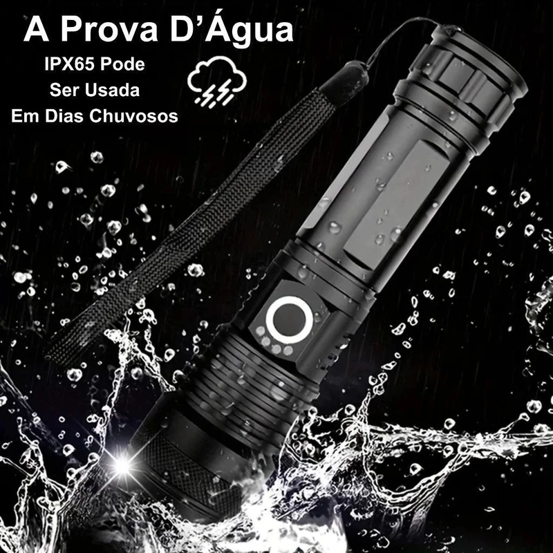 Lanterna Tática P90 - A Mais Poderosa do Mundo