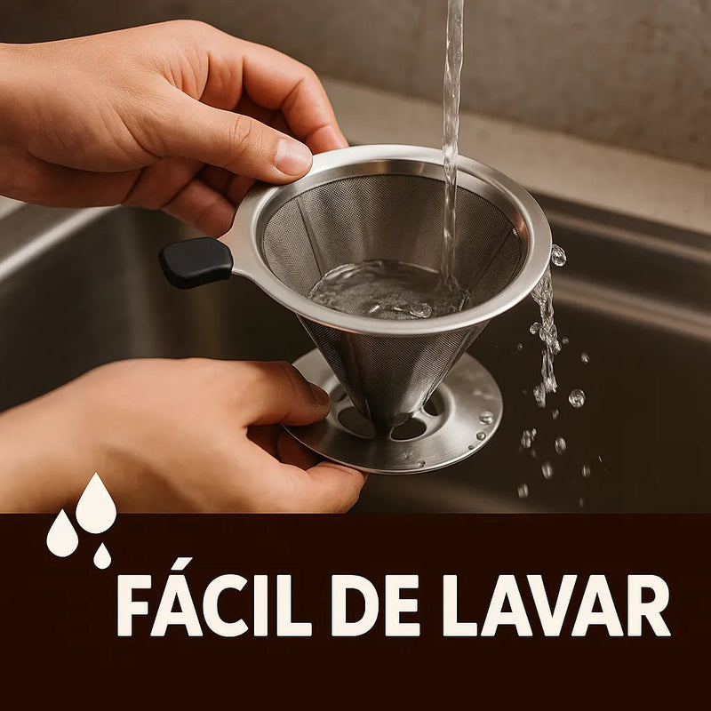 Coador com Filtro de Café Reutilizável - CoFilter