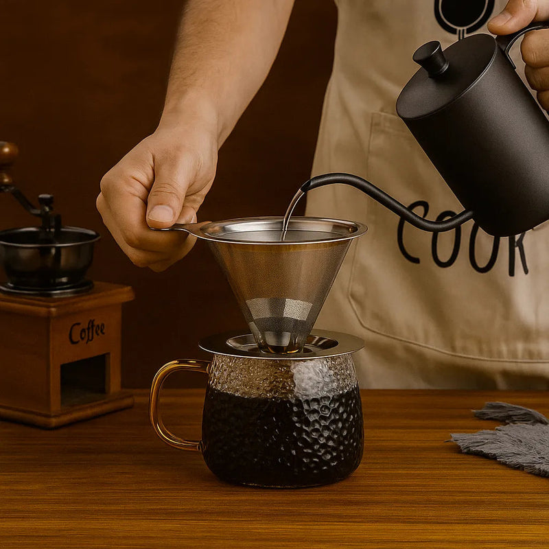 Coador com Filtro de Café Reutilizável - CoFilter