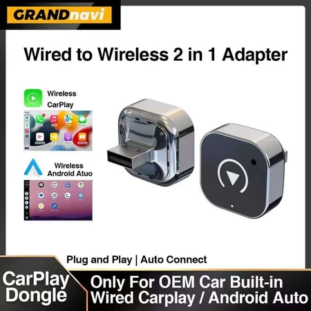 ConectPlay CarSuper™ Adaptador de Carplay/Android Auto sem Fio 👇